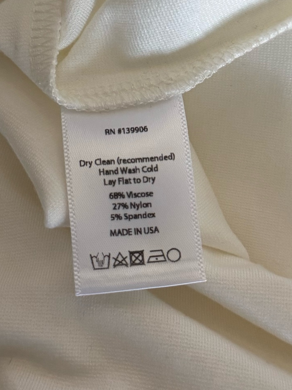 Ripley Rader Ponte Knit Wide Leg Pant XS Off White Pull On Stretch Minimalist - Picture 10 of 11